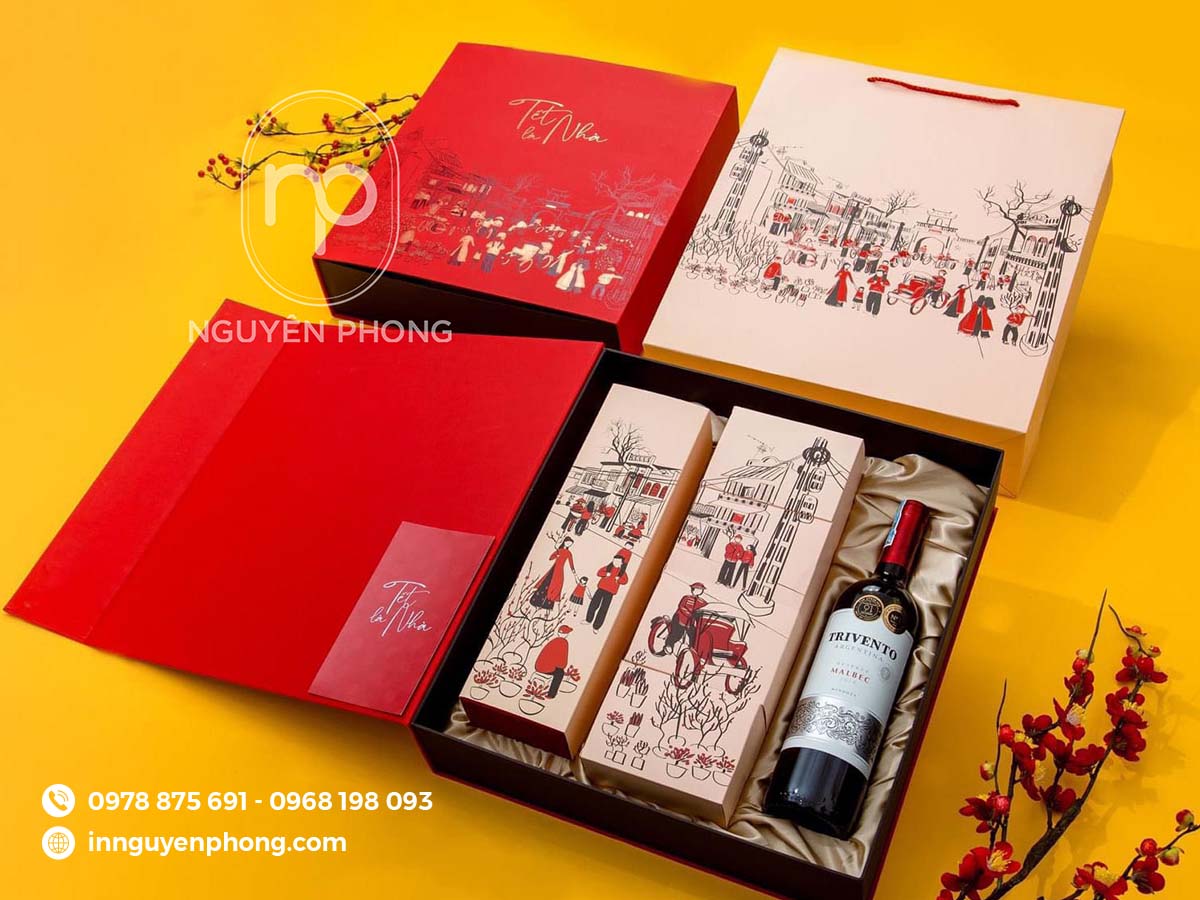 Mẫu hộp quà Tết đẹp